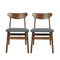 Dining Chairs Kitchen Chair Brown 2Pack