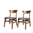 Dining Chairs Kitchen Chair Brown 2Pack