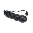 Levelz Beaded Inflatable Anal Plug Black