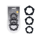 Levelz Beaded Silicone Cock Rings Set Of 3 Sizes