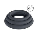 Levelz Classic Silicone Cock Ring Set L Xl Xxl