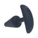 Levelz Classic Vibrating Silicone Anal Plug Small Black