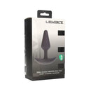 Levelz Classic Vibrating Silicone Anal Plug Small Black