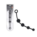 Levelz Curved Silicone Black Anal Beads
