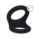 Levelz Double O Silicone Balls Cock Ring Black