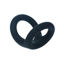 Levelz Double O Silicone Balls Cock Ring Black