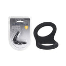 Levelz Double O Silicone Balls Cock Ring Black