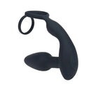 Levelz Dual Vibrating Prostate Stimulator With Cock Ring Black