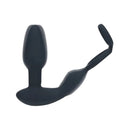 Levelz Dual Vibrating Prostate Stimulator With Cock Ring Black