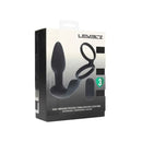 Levelz Dual Vibrating Prostate Stimulator With Cock Ring Black