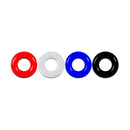 Levelz Multicolour Cock Ring Set 4 Pack Coloured Cock Rings