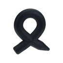 Levelz Pencil Liquid Silicone Cock Ring Black