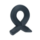 Levelz Pencil Liquid Silicone Cock Ring Black