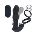 Levelz Remote Controlled Prostate Stimulator With Cock Ring Black