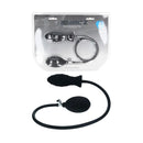 Levelz Ribbed Inflatable Anal Plug Black