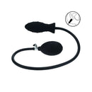 Levelz Ribbed Inflatable Anal Plug Black