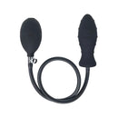 Levelz Ribbed Inflatable Anal Plug Black