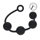 Levelz Round Anal Balls Xl 50Mm Black