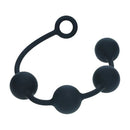 Levelz Round Anal Balls Xl 50Mm Black