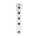 Levelz Round Anal Balls Xl 50Mm Black