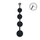 Levelz Round Anal Balls Xxl 60Mm Black