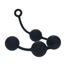Levelz Round Anal Balls Xxl 60Mm Black