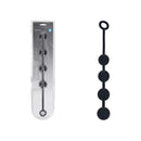 Levelz Round Silicone Anal Balls 40Mm Large Anal Beads Black