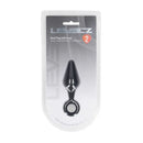 Levelz Silicone Anal Plug With Loop Black
