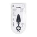 Levelz Silicone Anal Plug With Loop Black
