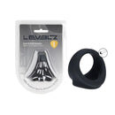Levelz Silicone Cock And Ball Harness Black Cock And Ball Ring