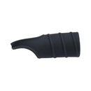 Levelz Silicone Cock Ring And Ribbed Sleeve Black