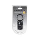 Levelz Silicone Cock Ring And Ribbed Sleeve Black