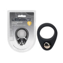 Levelz Single Weighted Ball Cock Ring Black