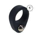 Levelz Single Weighted Ball Cock Ring Black