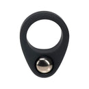 Levelz Single Weighted Ball Cock Ring Black