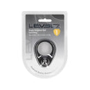 Levelz Single Weighted Ball Cock Ring Black