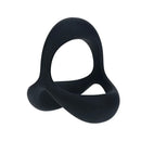 Levelz Tri O Ergo Silicone Cock Ring Black Cock And Balls Rings