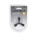 Levelz Tri O Ergo Silicone Cock Ring Black Cock And Balls Rings