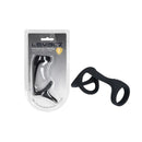 Levelz Tri O Silicone Shaft Cock And Ball Ring Black
