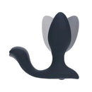 Levelz Vibrating And Rotating Anal Plug With Ball Stimulator Black