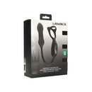 Levelz Vibrating And Thrusting Trio Cock Ring With Stimulator Black