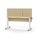 Lift Crank Manual Height Adjust Flip Top 1500 X 750Mm Oak White