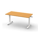 Lift Crank Manual Height Adjust Flip Top 1800 X 750Mm Beech White