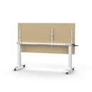 Lift Crank Manual Height Adjust Flip Top 1800 X 750Mm Oak White
