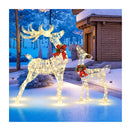 Pre Lit Led Light Up Reindeer With Exquisite Design For Decoration