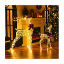 Pre Lit Led Light Up Reindeer With Exquisite Design For Decoration