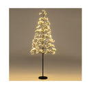 Lighted Alpine Tree With 1000 Warm Led Lights And Weighted Base Medium