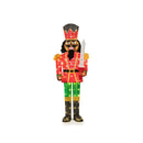 Lighted Christmas Nutcracker With Glitter Sword And 100 Led Lights