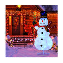 Lighted Christmas Snowman With Metal Stand And 200 Colorful Led Lights