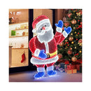 Lighted Santa Claus Christmas With 6 Lighting Modes For Decoration
